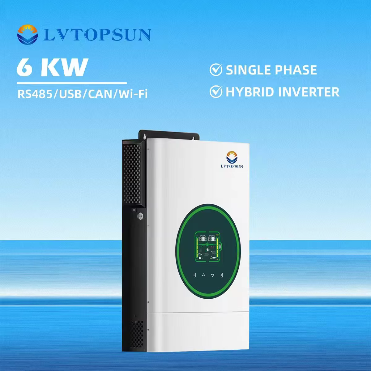 LVTOPSUN 6KW 48V Solar Off-Grid Hybrid Inverter
