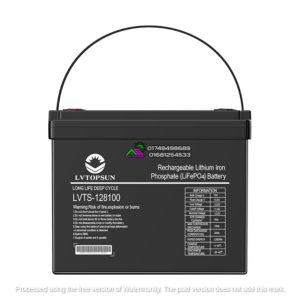 LVTOPSUN Energy Storage Lithium-Ion Battery 12.8V 100Ah ( Digital Display & Bluetooth )