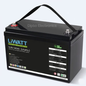 Liwatt Lithium ion LiFePo4 12.8V 140AH IPS/UPS Battery